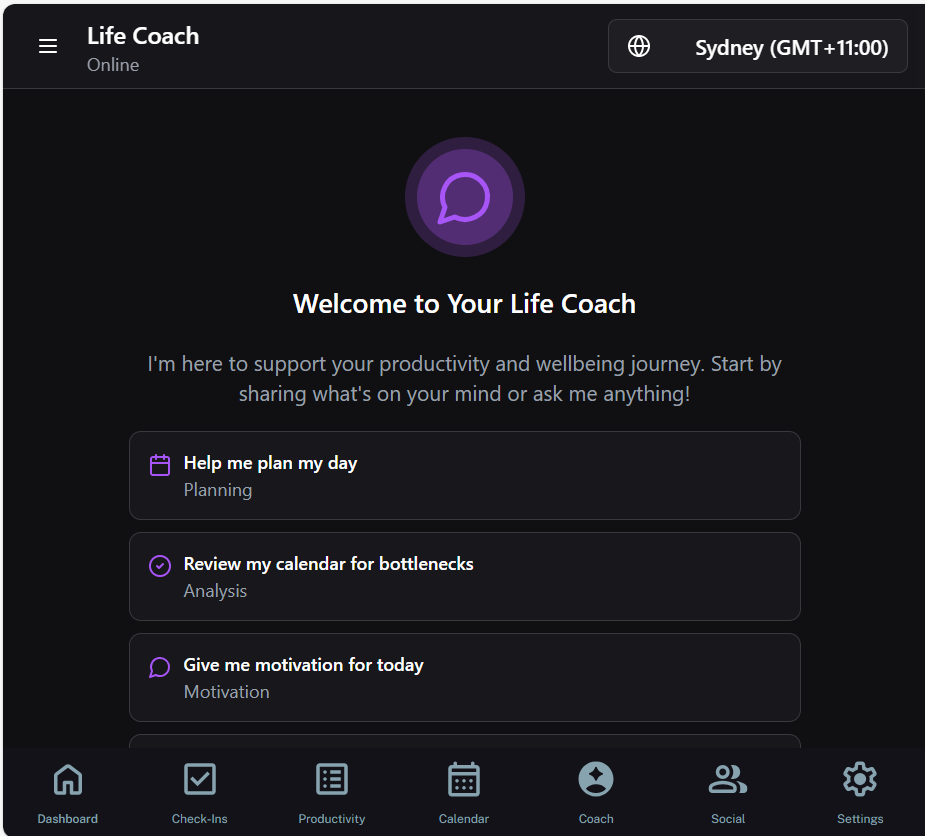 AI-Powered Personal Coach for ADHD Support