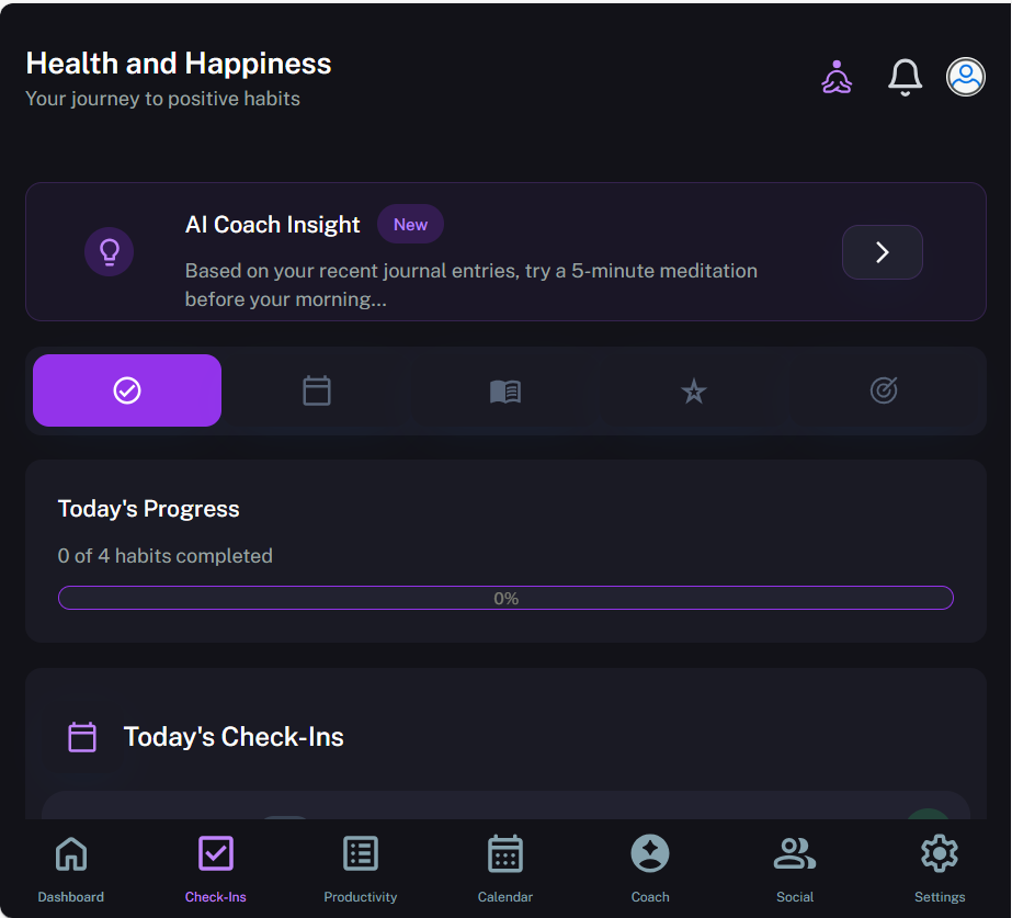 Screenshot 2 of AI-Powered Personal Coach for ADHD Support